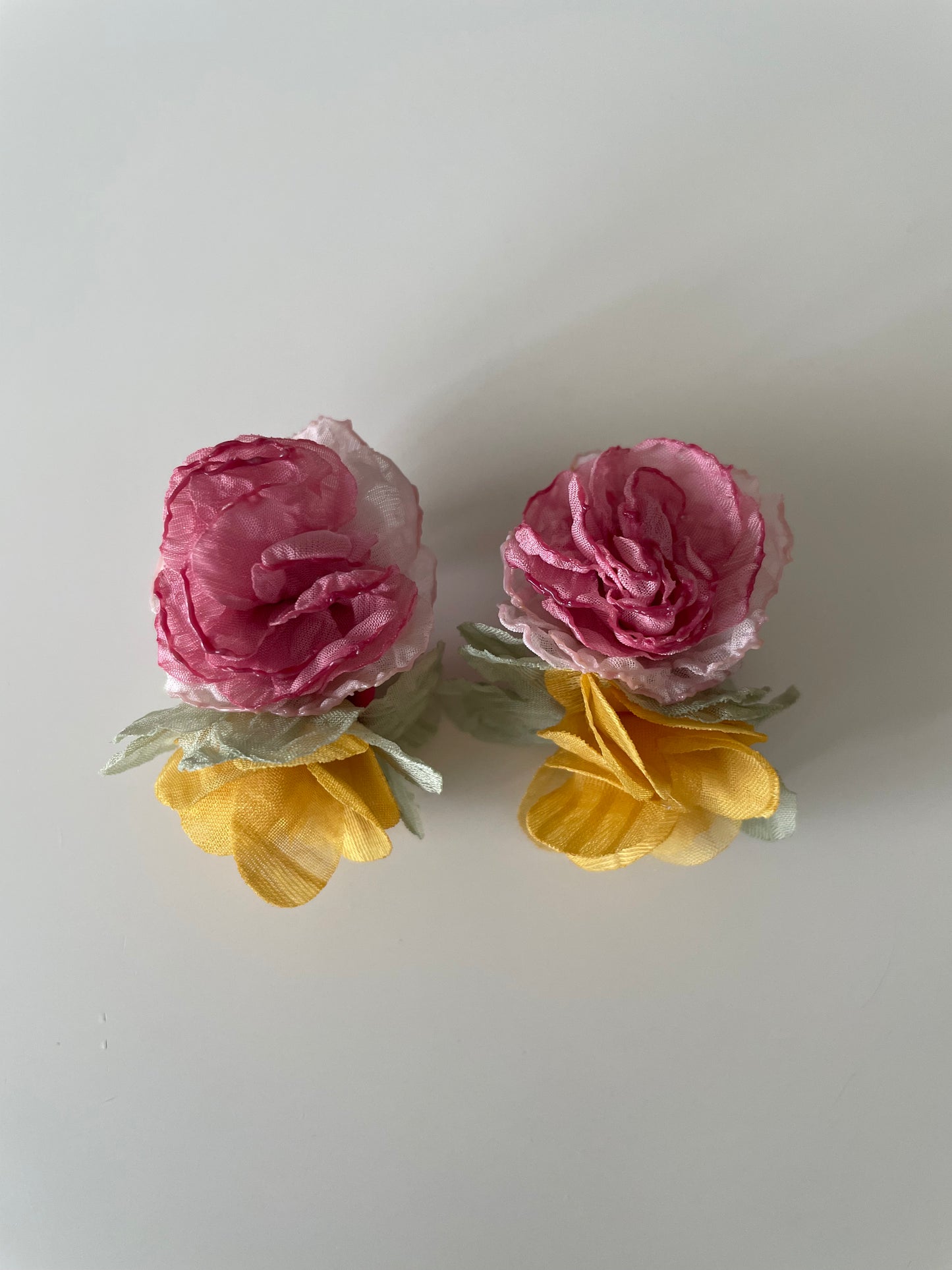 Boucle d'oreille Rose